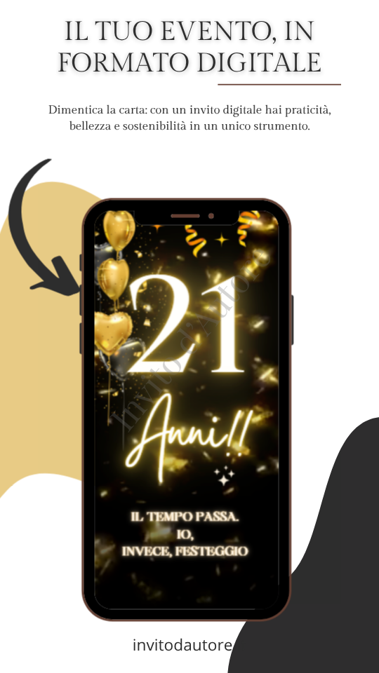 Compleanno Black Gold Luxury - immagine 2