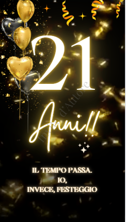 Compleanno Black Gold Luxury