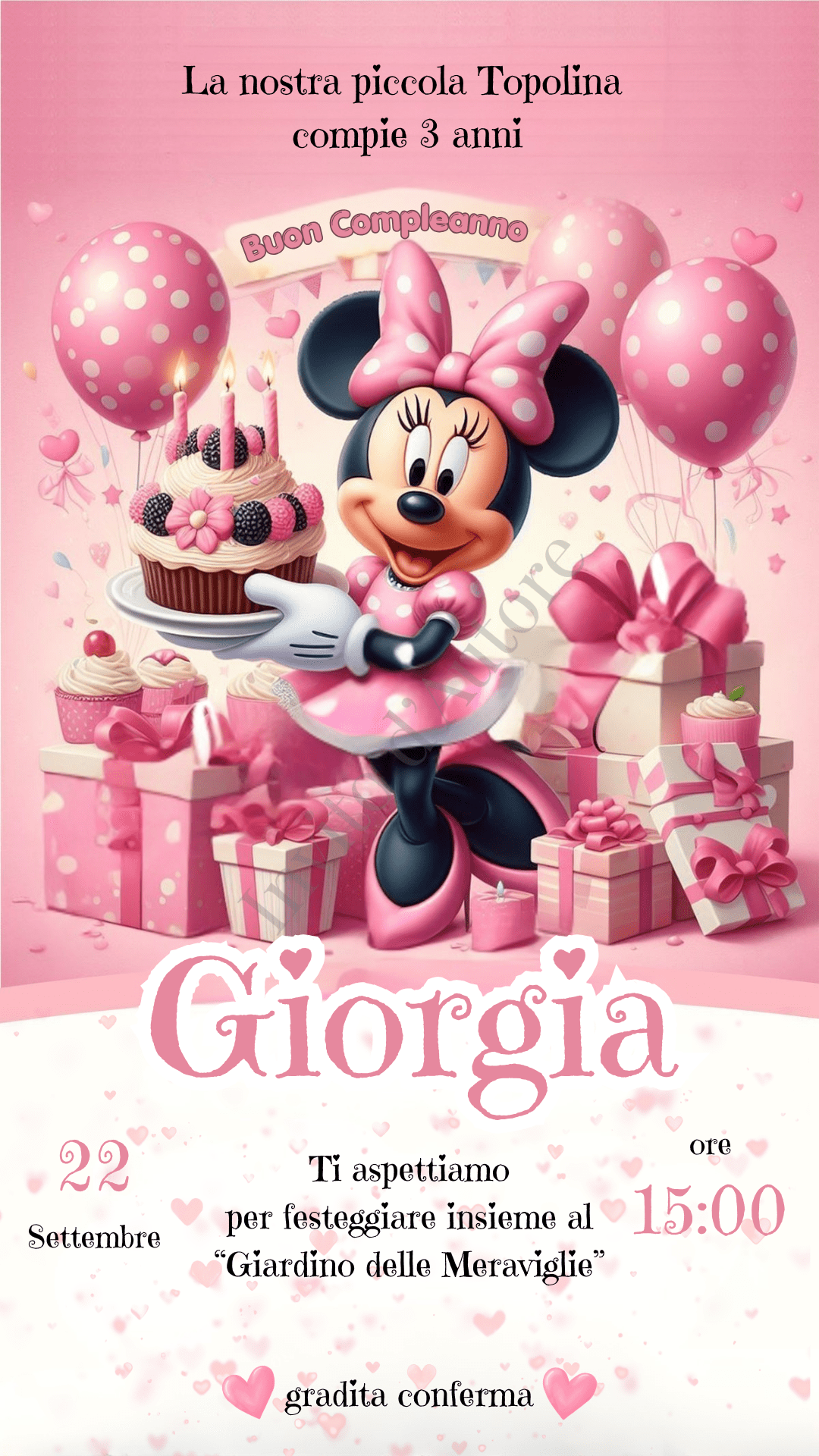 Compleanno Minnie